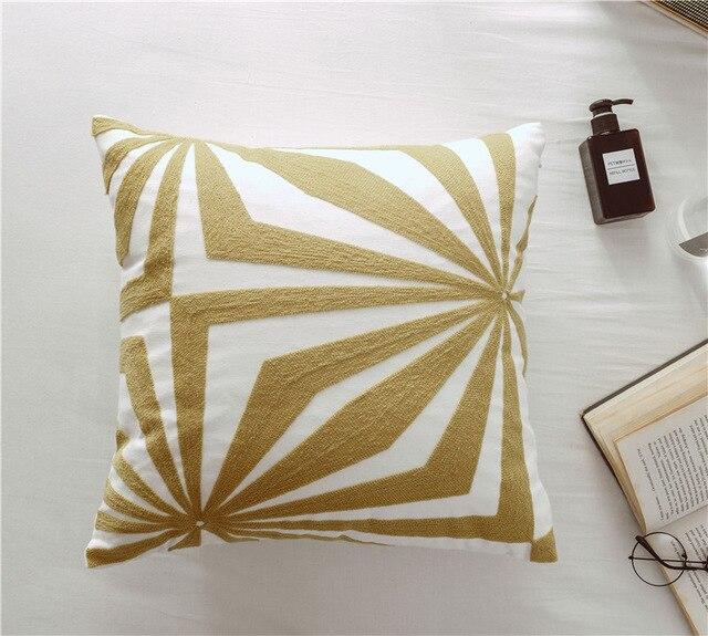 Kensley Abstract Embroidered Pillow Cover