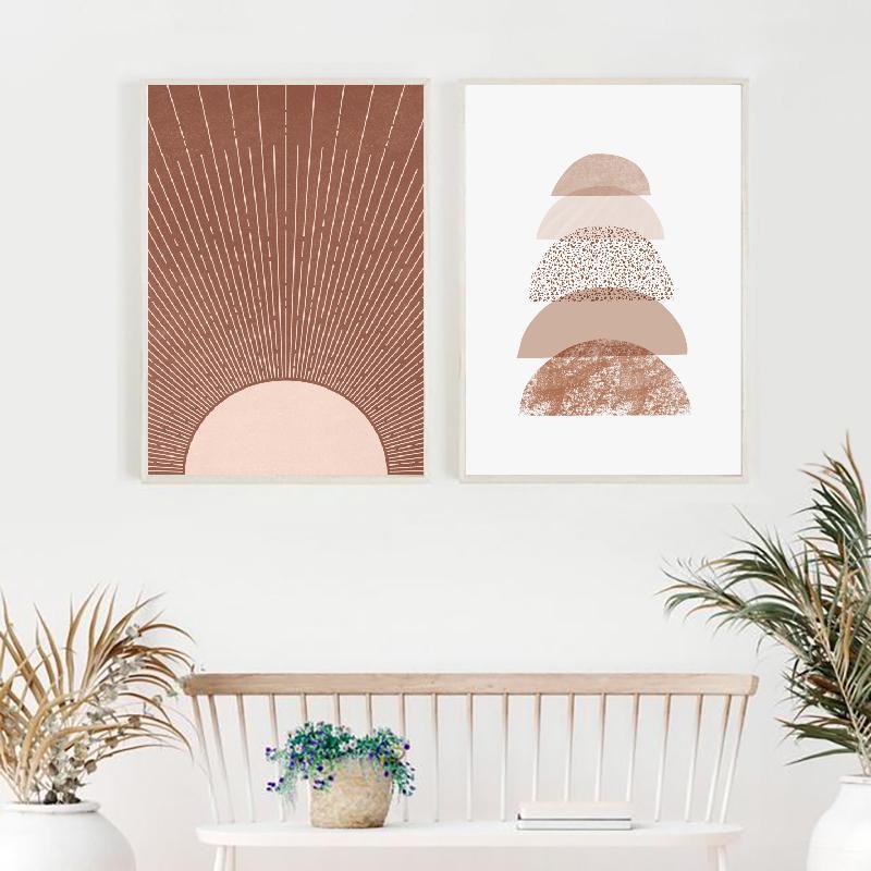 Terracotta Sunset Print Wall Art - Western Nest, LLC