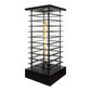 The Outdoor Plus 28" Powder Coated Steel Match Lit High Rise Fire Tower OPT-FTWR628