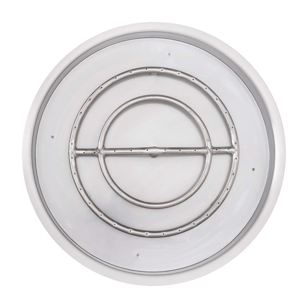 The Outdoor Plus 31" Round Drop-in Pan With Stainless Steel Round Burner OPT-PBR31