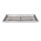 The Outdoor Plus 48”x12” Rectangular Drop-In Pan With Stainless Steel 'H' Burner OPT-PB1248