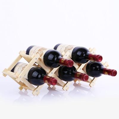 Foldable Wooden Wine Bottle Rack - Western Nest, LLC