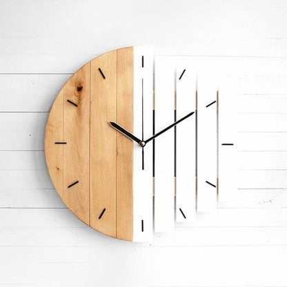 Wooden Vintage Wall Clock - Western Nest, LLC