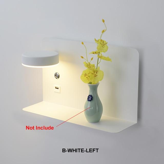 Putri - USB Bedside Wall Lamp - Western Nest, LLC