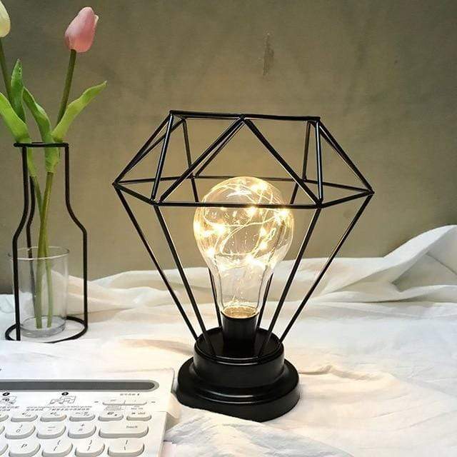 Geometric Diamond Lamp - Western Nest, LLC