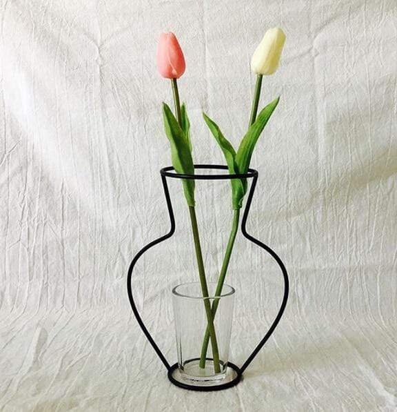 Iron Outline Vase