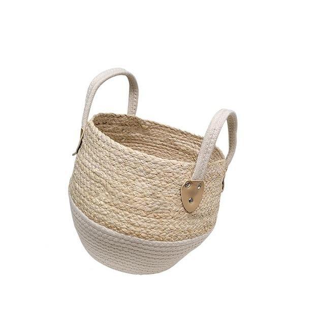 Linza - Woven Storage Basket - Western Nest, LLC