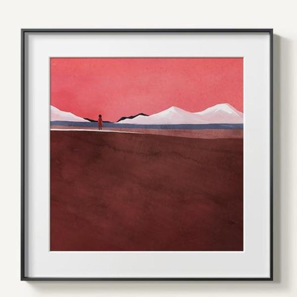 Vista Mountains Abstract Canvas Prints Collection - Western Nest, LLC