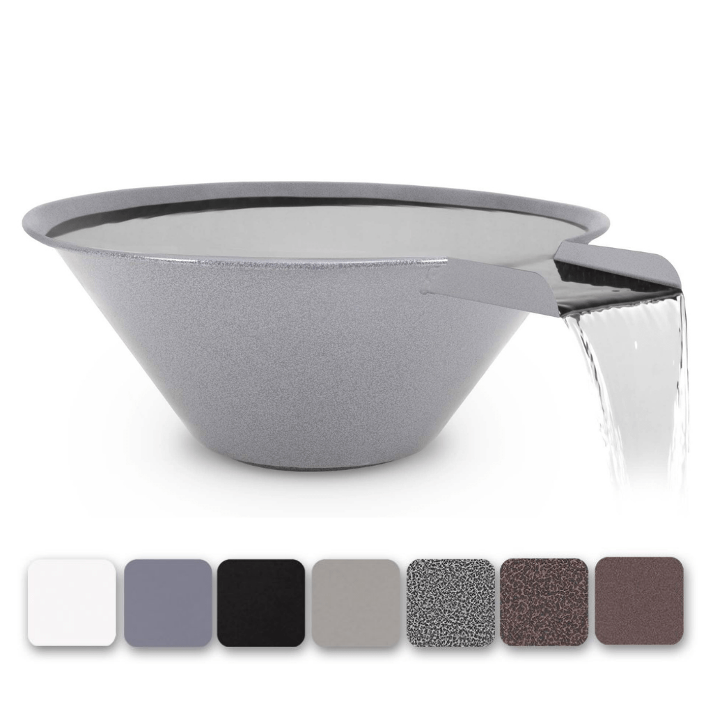 Water Bowl The Outdoor Plus Cazo Powder Coated Steel Round Water Bowl