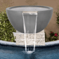Water Bowl The Outdoor Plus Luna GFRC Concrete Round Water Bowl