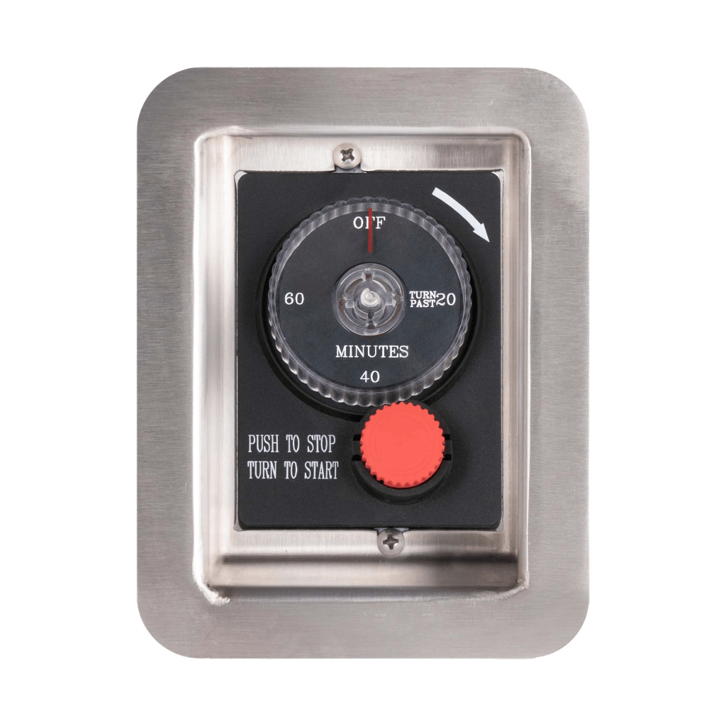 With Mounting Plate The Outdoor Plus Emergency Stop Button & 1-Hour Timer