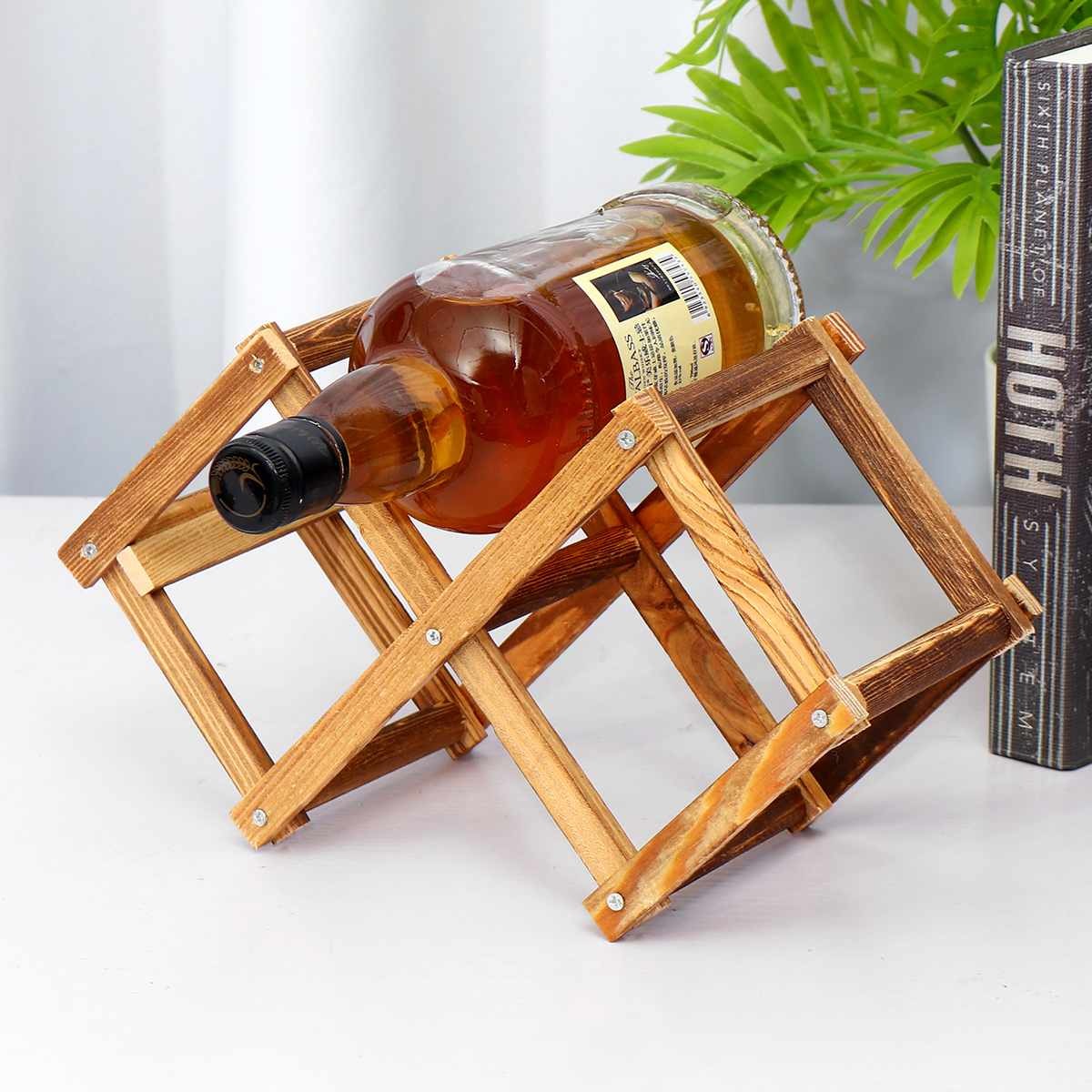 Collapsible Wooden Wine Rack - Western Nest, LLC